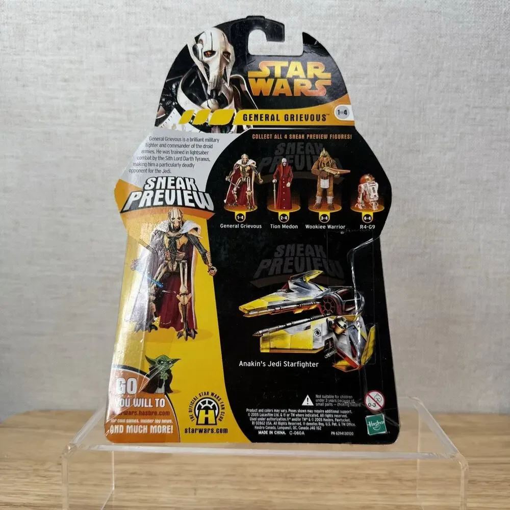 Star Wars General Grievous 2005 Revenge of the Sith #1 Of 4 Slashing Attack New